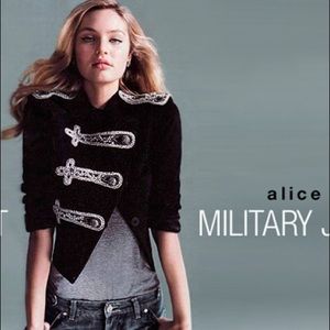 Alice + Olivia Beaded Military Jacket